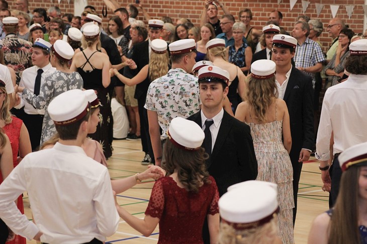 Der danses lanciers ved Gallafesten