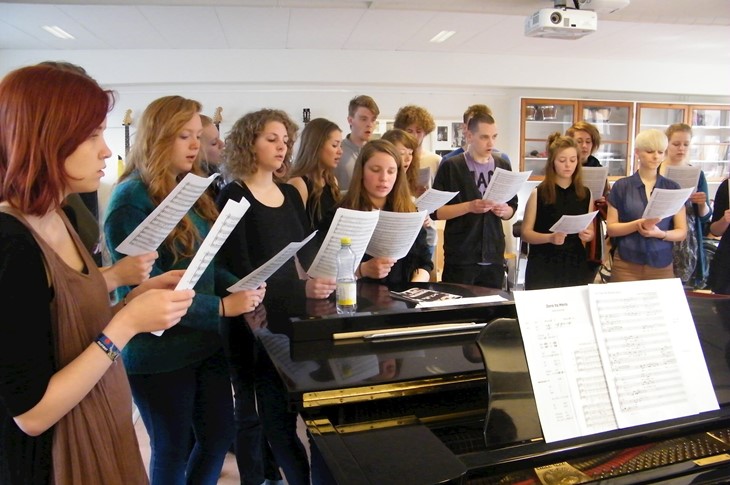 Kammerkoret øver