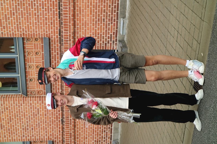 Glade nybagte studenter