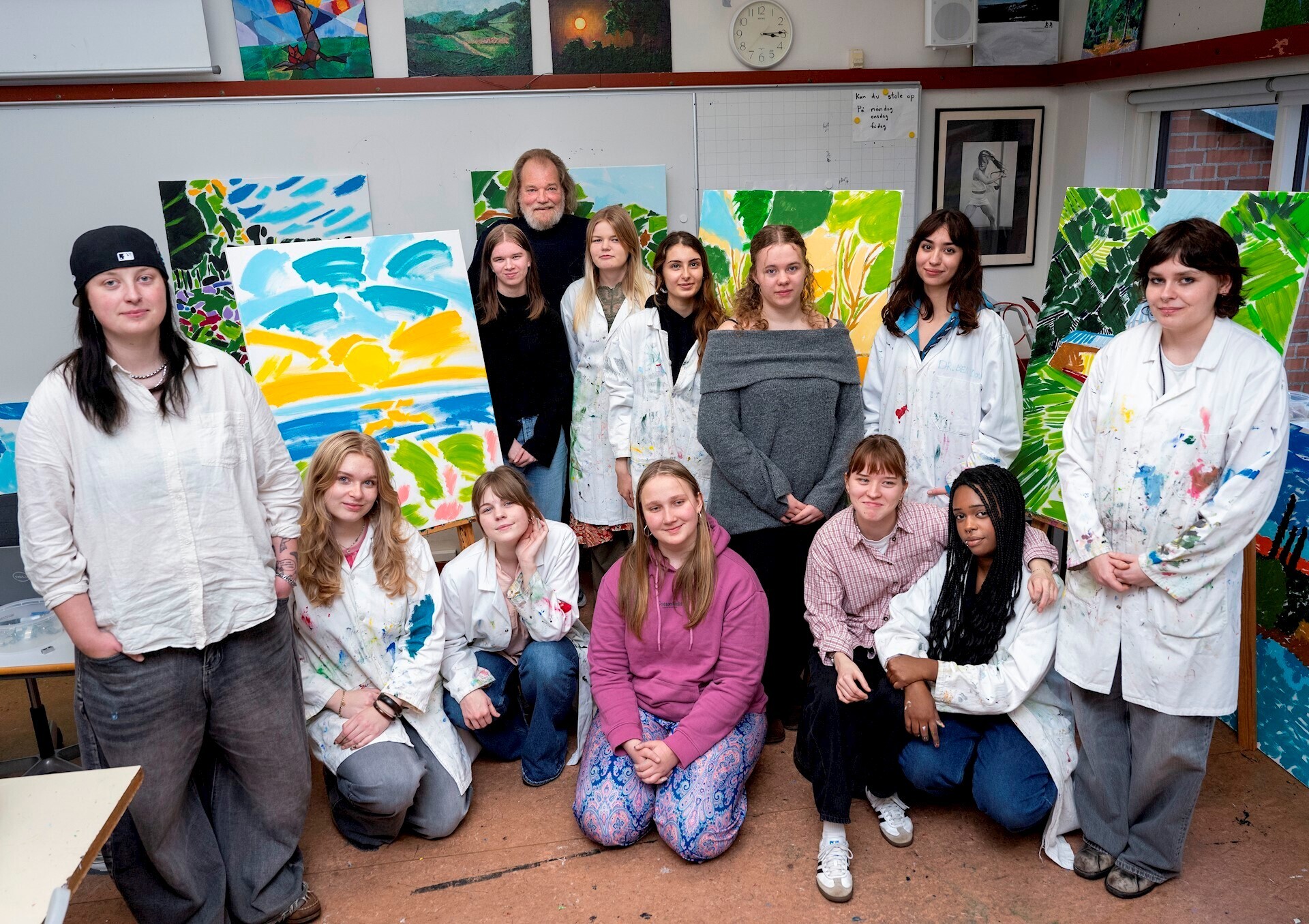 Billedkunstelever udstiller på Kunsten i Aalborg